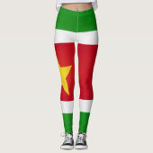 Leggings Drapeau du Suriname Cool (Devant)