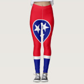 Leggings Drapeau du Tennessee (Devant)