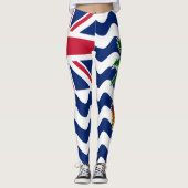 Leggings Drapeau du Territoire britannique de l'océan Indie (Devant)