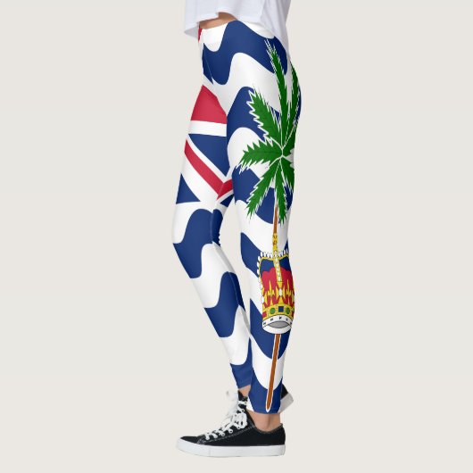 Leggings Drapeau du Territoire britannique de l'océan Indie (Gauche)