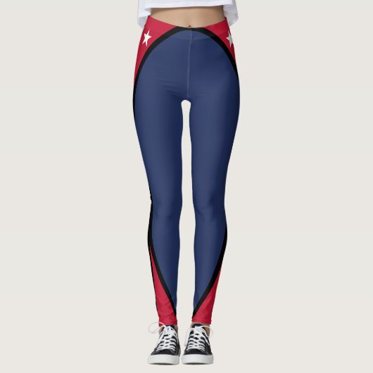 Leggings Drapeau du Texas (Devant)