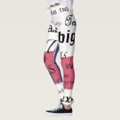 Leggings Drapeau du Texas avec la conception des textes (Gauche)