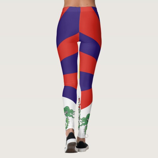 Leggings Drapeau du Tibet libre (Dos)
