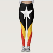 Leggings Drapeau du Timor oriental (Devant)