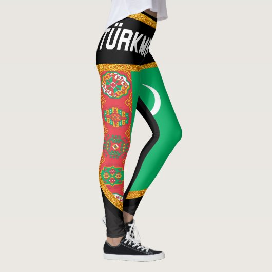 Leggings Drapeau du Turkménistan (Droite)
