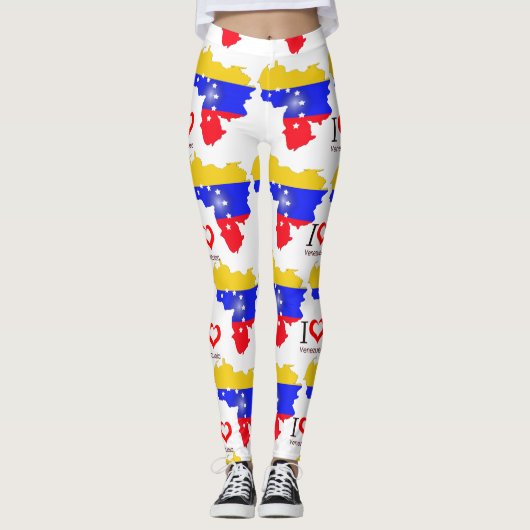 Leggings Drapeau du Venezuela (Devant)