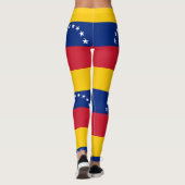 Leggings Drapeau du Venezuela - le Bandera Venezolana (Dos)
