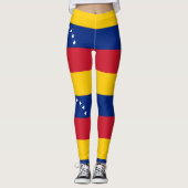 Leggings Drapeau du Venezuela - le Bandera Venezolana (Devant)