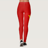 Leggings Drapeau du Vietnam cool (Dos)