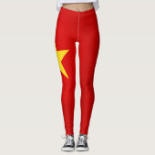Leggings Drapeau du Vietnam cool (Devant)