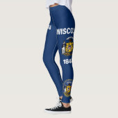 Leggings Drapeau du Wisconsin (Gauche)