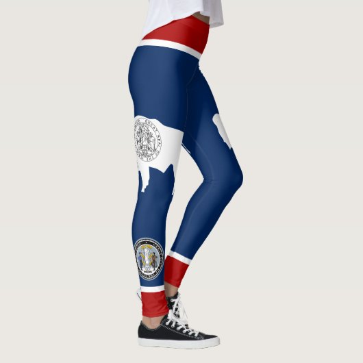 Leggings Drapeau du Wyoming (Droite)