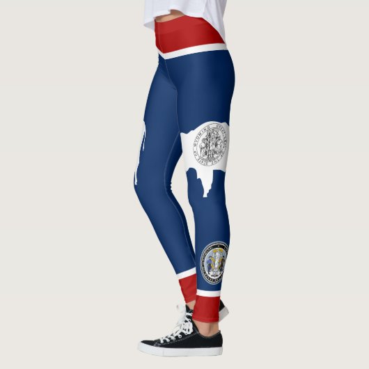 Leggings Drapeau du Wyoming (Gauche)