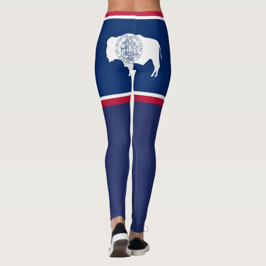 Leggings Drapeau du Wyoming (Dos)