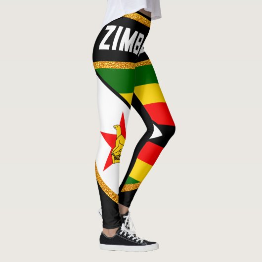 Leggings Drapeau du Zimbabwe (Droite)