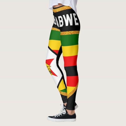 Leggings Drapeau du Zimbabwe (Gauche)