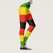 Leggings Drapeau du Zimbabwe patriotique Afrique (Droite)
