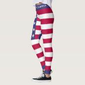 Leggings Drapeau épangé étoile USA (Gauche)