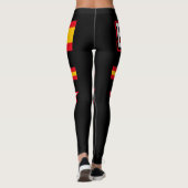 Leggings Drapeau Espagne (Dos)