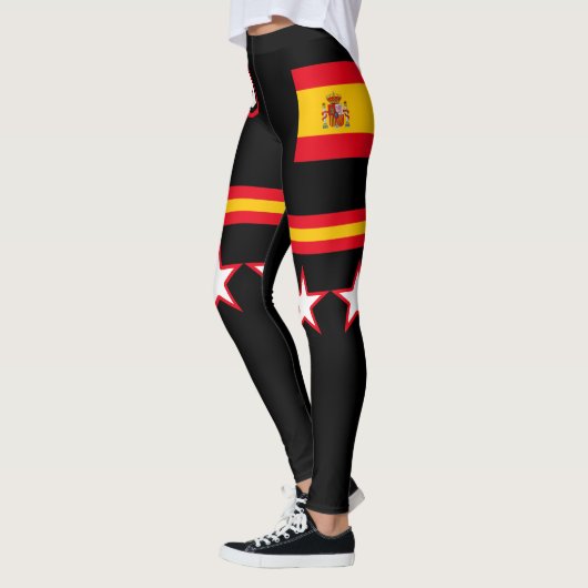 Leggings Drapeau Espagne (Gauche)