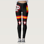 Leggings Drapeau Espagne (Devant)