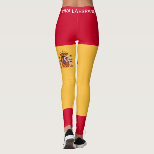 Leggings Drapeau espagnol (Dos)