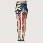 Leggings Drapeau et tournesols (Devant)