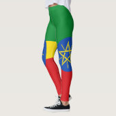 Leggings Drapeau Éthiopie (Gauche)