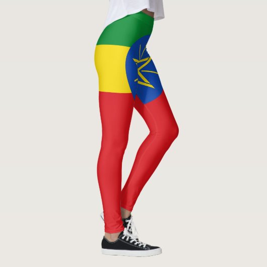 Leggings Drapeau Éthiopie (Droite)