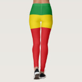 Leggings Drapeau Éthiopie (Dos)