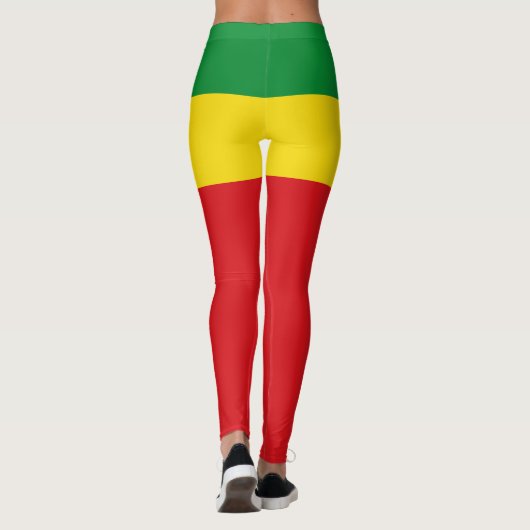 Leggings Drapeau Éthiopie (Dos)