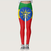 Leggings Drapeau Éthiopie (Devant)