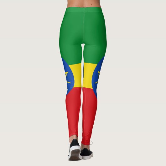 Leggings Drapeau éthiopien (Dos)