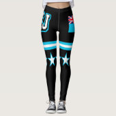Leggings Drapeau Fidji (Devant)