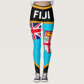 Leggings Drapeau Fidji (Devant)