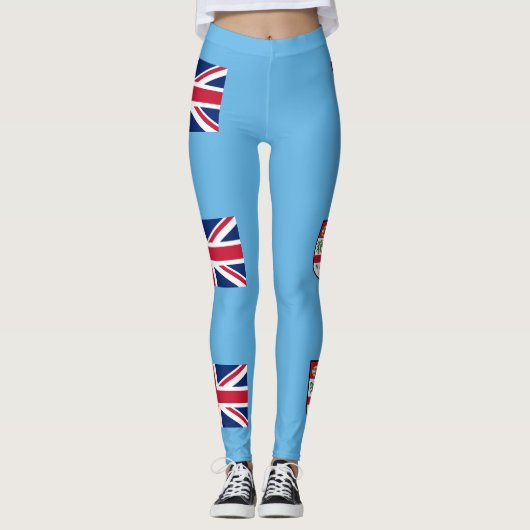 Leggings Drapeau Fidji (Devant)