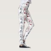 Leggings Drapeau Français Juillet 14 Quatorze Juillet 14 (Droite)