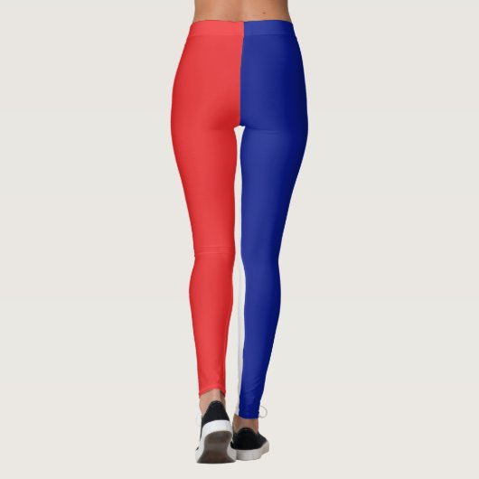 Leggings Drapeau français Tricolore (Dos)