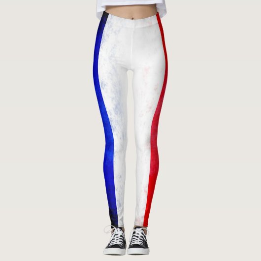 Leggings Drapeau France (Devant)