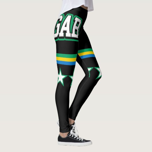 Leggings Drapeau Gabon (Droite)