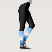 Leggings Drapeau Gay Male Pride (bleu) (Droite)