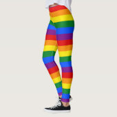 Leggings Drapeau Gay pride arc-en-ciel LGBT (Gauche)