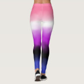 Leggings Drapeau Genderfluid (Dos)