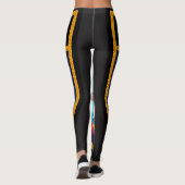 Leggings Drapeau Guam (Dos)