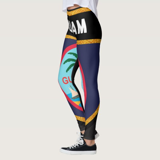 Leggings Drapeau Guam (Gauche)