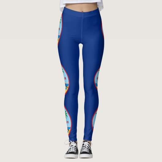 Leggings Drapeau Guam (Devant)