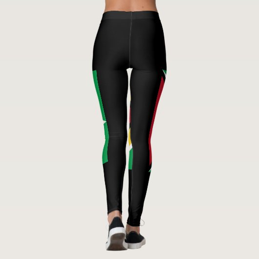 Leggings Drapeau Guyana (Dos)