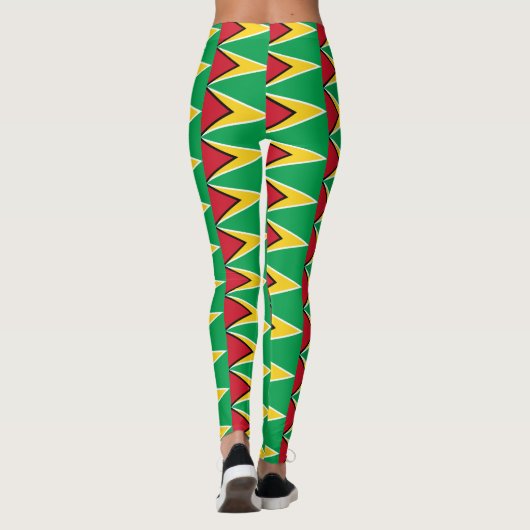 Leggings Drapeau guyanais (Dos)