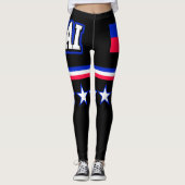 Leggings Drapeau Haïti (Devant)