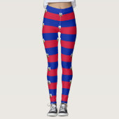 Leggings Drapeau haïtien (Devant)
